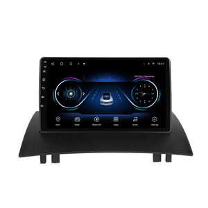 Autoradio multimédia GPS Navigation stéréo Android <span class=keywords><strong>Auto</strong></span> DSP 1 an de garantie 1.5DIN pour lecteur Renault Megane 2 2002-2009 - Product Image 1