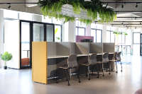 Cloison de bureau insonorisée en tissu, panneau acoustique, cadre mural, mobilier de bureau, cloison de séparation pour usine et bureau