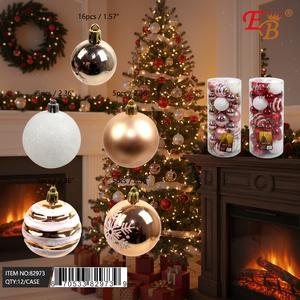 Juego de 36 Adornos Navideños de Lujo, Hechos a Mano, Colgantes de PVC, Tamaño Personalizado, Impresión por Sublimación, Decoraciones para el Hogar, Viene en Caja - Product Image 4