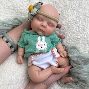 Muñecas <span class=keywords><strong>Reborn</strong></span> de <span class=keywords><strong>Silicona</strong></span> de 12 Pulgadas al por Mayor, Muñeca <span class=keywords><strong>Reborn</strong></span> de <span class=keywords><strong>Silicona</strong></span> Realista de Cuerpo Completo, Muñeca Bebé Niña como Regalo de Navidad - Product Image 1