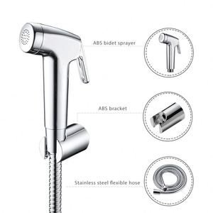 GEE-N Серебряный настенный портативный распылитель для биде - Product Image 5