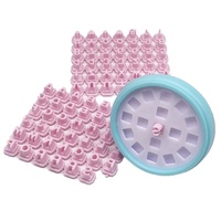 Moules Emporte-pièces en Plastique pour Lettres Chiffres de l'Alphabet, Tampon Embosseur à Fondant