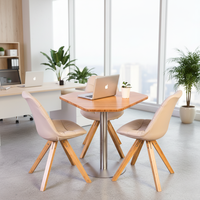 Bureau en bambou de style moderne et éco-responsable, avec cadre électrique, mobilier de bureau, table assis-debout