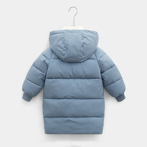 Vêtements d'hiver pour enfants personnalisés, manteau matelassé mi-long pour filles et garçons, veste rembourrée épaisse à capuche, manteau d'hiver pour enfants - Product Image 3