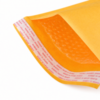 Enveloppes à bulles auto-adhésives en kraft jaune, rembourrées, résistantes à l'humidité, pour envois express