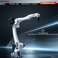 Robot de soudage 6 axes MOKA MB10W-2050, charge utile 20 kg, portée 2050 mm, répétabilité 0,03 mm, moteur servo-électrique PLC, IP67/IP65
