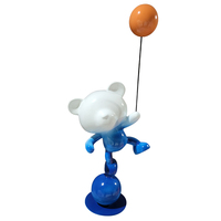 Statue d'entrée de maison en résine de dessin animé, ours ballon violent, haute qualité, vente chaude