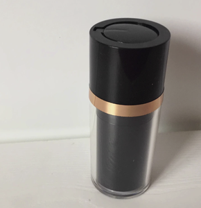 15ml 30ml 50ml lujo negro oro plástico bomba cosmética botella giratoria Twist-up diseño para crema facial cuidado de la piel suero loción - Product Image 5