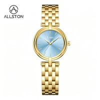 Reloj de Pulsera Dorado Vintage para Mujer, Reloj de Cuarzo de Lujo de Alta Gama, Gran Venta para Eventos Juveniles y Salidas de Fin de Semana