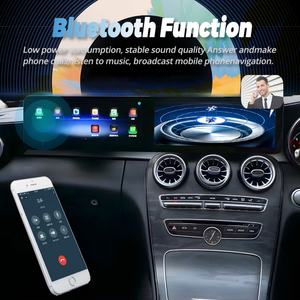 Pantalla Dual Android de 24.6 Pulgadas para Mercedes Benz Clase C W205 Glc X253 C180 C200 C220 C300 C350 2016-2022, Navegación GPS con Carplay - Product Image 4