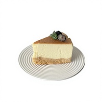 Assiettes en céramique noires et blanches faites à la main avec motif pierre, assiettes plates rondes pour dîner, gâteau et dessert pour hôtel