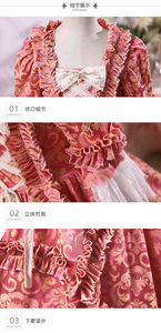 Abito <span class=keywords><strong>da</strong></span> <span class=keywords><strong>donna</strong></span> stile vittoriano rosa gotico Lolita <span class=keywords><strong>Costume</strong></span> abito 18 ° vittoriano stile rococò rosa abito <span class=keywords><strong>da</strong></span> <span class=keywords><strong>principessa</strong></span> abito <span class=keywords><strong>da</strong></span> <span class=keywords><strong>principessa</strong></span> - Product Image 5