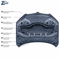 Conjunto de Capó de Motor de Repuesto para BMW Serie X1 F49, OE 41007463801, Reemplazo Directo, Conexión Directa, Fácil Instalación