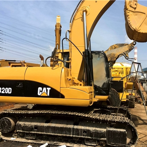 Excavatrice sur chenilles hydraulique d'occasion Caterpillar 320D, équipement lourd d'origine japonaise avec moteur et pompe en vente à Shanghai - Product Image 1