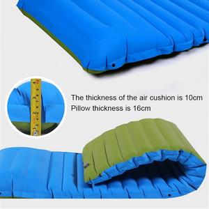 超轻紧凑型定制便携式TPU材料睡垫耐用2分钟脚泵充气防水徒步野营 - Product Image 5