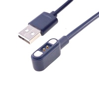 Conector Magnético de Cobre de 2 Pines, Contacto de Resorte para Soldadura en PCB, Chapado en Oro, Alta Resistencia, Macho y Hembra