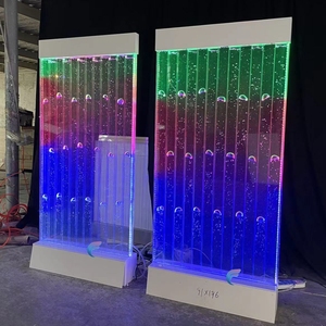 Mueble de fondo para discoteca con pared de burbujas de agua giratorias con luces LED para bar interior. - Product Image 6