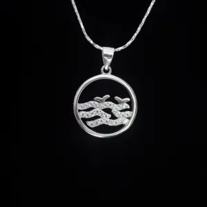 SayYes 925 Sterling Silver Jewelry Beach Sea Gull Charms Pendant Rhodium Plated For Women