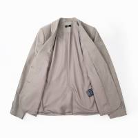 Blazer wanita elegan, Blazer wanita gaya wanita, warna Solid, mantel penutup kancing tunggal, setelan modis, metode tenun