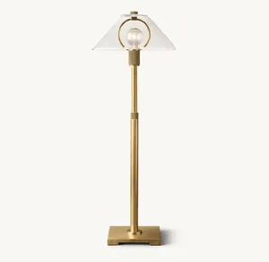 2024 New Style Hot Selling Study Bedroom Sitting Room Sofa Standing Light Brass Led Floor Lamp