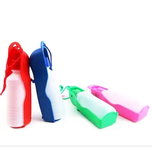 250ML 500ML Plastic Pet Dogs Cats Travel Pet Drinking Water Bottle Collapsible Pet Water Bottle