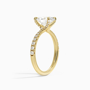 1ct 2ct 3ct Oval Cut Lab Grown Diamond Ring IGI Certified D VS1 Anillo de <span class=keywords><strong>compromiso</strong></span> de lujo con oro de 14K para joyería nupcial - Product Image 4