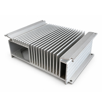 Boîtier intégré en alliage 6063 avec dissipateur de chaleur extrudé pour onduleur photovoltaïque
