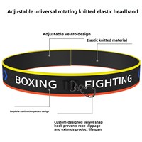WOSWEIR Gym Fitness Reflex PU Foaming Speed Balls Set Three Pcs Boxing Punching Ball Reflex Ball With Headband