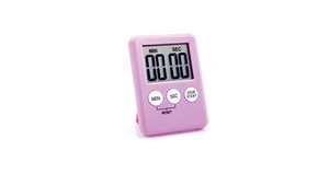 Minuteur de cuisine numérique carré en plastique à commande mécanique, compte à rebours maximal de 99 minutes, temps fixe de 6 à 24 heures, usage courant - Product Image 6