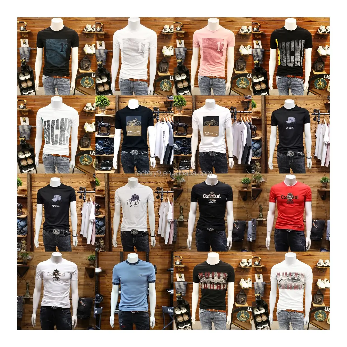 Wholesale men's T-shirt custom printed pattern Shirt Short Sleeve breathable men's T-shirt plus size