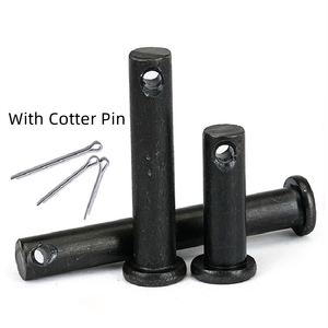 Chốt đầu bằng có lỗ định vị, chốt then hình trụ M3 M4 M5 M6 X 25mm 80mm M8 M10 thép không gỉ SS304 SS316 - Product Image 6