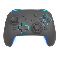 Manette de jeu Offre Spéciale manettes de jeu sans fil transparentes lumineuses Rgb Dazzling Phone pour Switch Pro Android