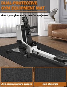 Tapis de course pliable, tapis de marche, tapis d'exercice pour tapis de course, vélo de spinning, <span class=keywords><strong>elliptique</strong></span>, maison, salle de sport - Product Image 4