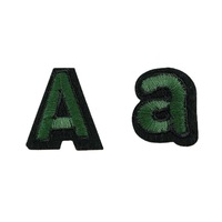 Nouvelle mode 3D hauteur 3.6cm broderie feutre lettres Patch fer sur lettre patchs