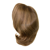 Perruque Lace Front en Cheveux Vierges Européens de 6 Pouces, Modèle Élégant pour Femme