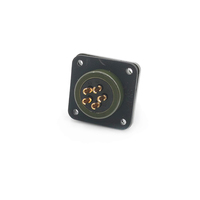 Werksverkauf Luft- und Raumfahrt MIL-DTL-5015 Serie MS3106A14S-5S 5-Poliger Gerader Buchsenstecker IP67 Zertifiziert 500V Kupferlegierung