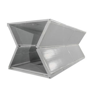 Rumah kontainer lipat baja persegi Modern, untuk kantor & Hotel konstruksi sementara bangunan cepat dengan garansi 5 tahun - Product Image 1