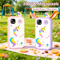 Duurzame & veilige kindertelefoon voor vroeg onderwijs, educatief multifunctioneel spel, wekker, foto- & video-opname