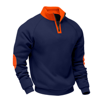 Sweat-shirt personnalisé OEM ODM pour homme, style pull-over, veste de loisirs pour l'extérieur, hauts de sport confortables pour l'entraînement