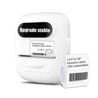 Imprimante d'Étiquettes Auto-adhésives Portable Bluetooth Économique 20-57mm, Imprimante Mobile Sans Fil A4