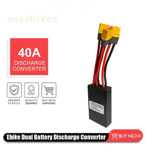 Módulo Convertidor de Descarga de Batería Dual para Bicicleta Eléctrica SOMEDAY YJ-MCU40 40A 20V-72V, Interruptor de Paquete de Baterías en Paralelo, Aleación de Aluminio Duradera para - Product Image 1
