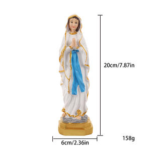Cross-Border Yesus dan Maria patung tangan bergesper doa natal ornamen meja kerajinan Resin untuk dekorasi rumah - Product Image 6