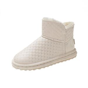 숙녀 플랫폼 신발 겨울 플러시 따뜻한 스노우 부츠 야외 여성 모피 발목 부츠 2021 - Product Image 2