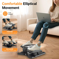 Appareil de marche en marche sur place portable à mouvement fluide, stepper elliptique respectueux des articulations pour la maison, l'appartement et les exercices de rééducation