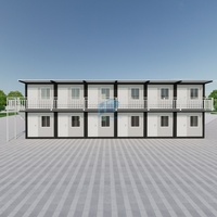 Maison modulaire préfabriquée de haute qualité, installation rapide, maisons conteneurs modernes à deux étages, maisons préfabriquées