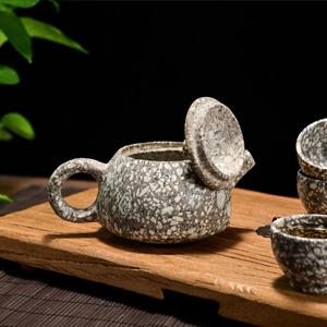 Zisha Teapot 4 People Durable Simple Style Tea Ceremony Use - Product Image 2