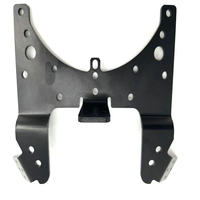 Cadre de moto bobber haute performance sur mesure, tubes CNC pliés, matériaux SS304/Acier/Aluminium, finition OEM personnalisée
