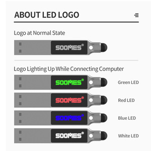 Pendrive Laser Led Logo ổ đĩa <span class=keywords><strong>flash</strong></span> chiếu sáng logo với Touch Pad - Product Image 3