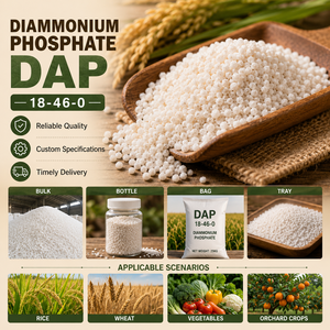 Approvisionnement direct usine Phosphate de diammonium <span class=keywords><strong>DAP</strong></span> <span class=keywords><strong>18</strong></span>-<span class=keywords><strong>46</strong></span>-0 CAS 7783-28-0 Fabricant fiable Vente en gros engrais phosphatés - Product Image 3