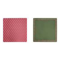 Tapis de Mahjong Double Face Design Luxe, Facile à Nettoyer, Absorbant, pour Tuiles de Mahjong, Cartes de Poker, Jeux de Table, Cadeau